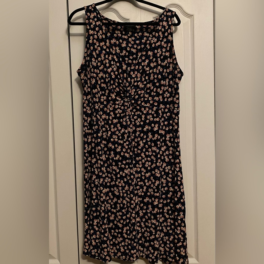 Michel Studio floral knot dress 1x